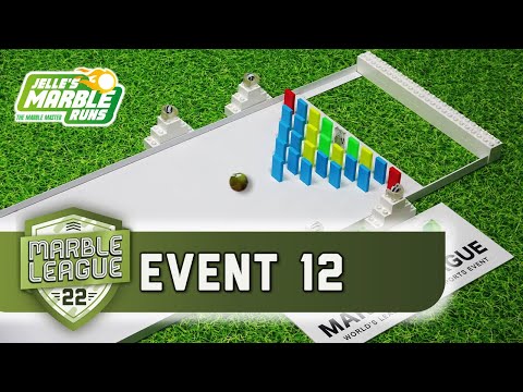 Marble Race: ML22 E12: Domino Bowling | Jelle&#039;s Marble Runs