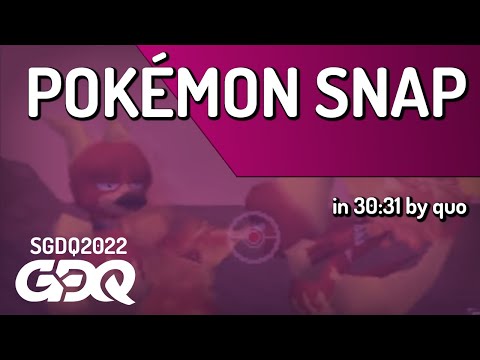 Pokémon Snap by quo in 30:31 - Summer Games Done Quick 2022
