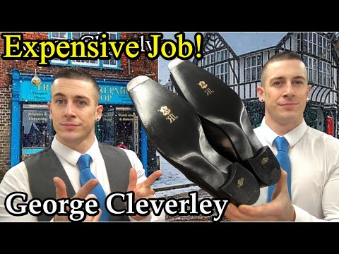 OUR MOST EXPENSIVE REPAIR! | George Cleverley Shoe Repair | Lulu Toe Plates | Fiddle Back Waist
