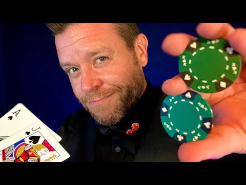 ASMR | Friendly 5-Star Blackjack Dealer (basic strategy)