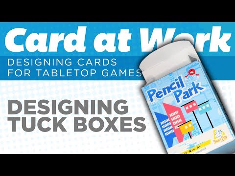 Designing Tuckboxes! [Card at Work - Game Box Design Part 2]