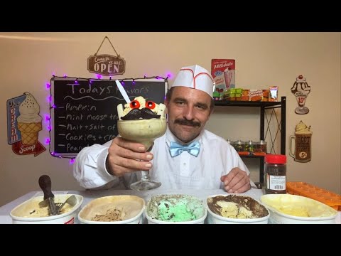 ASMR-The Vintage Ice Cream Parlor Role Play🍨(Spooky Creations)
