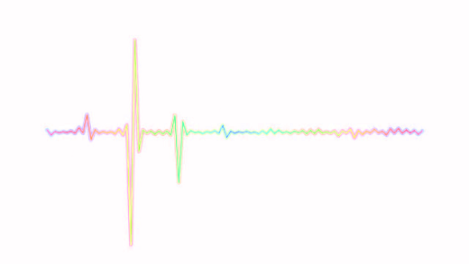 a multicoloured soundwave