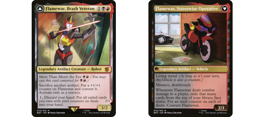 The Magic card Flamewar, Brash Veteran
