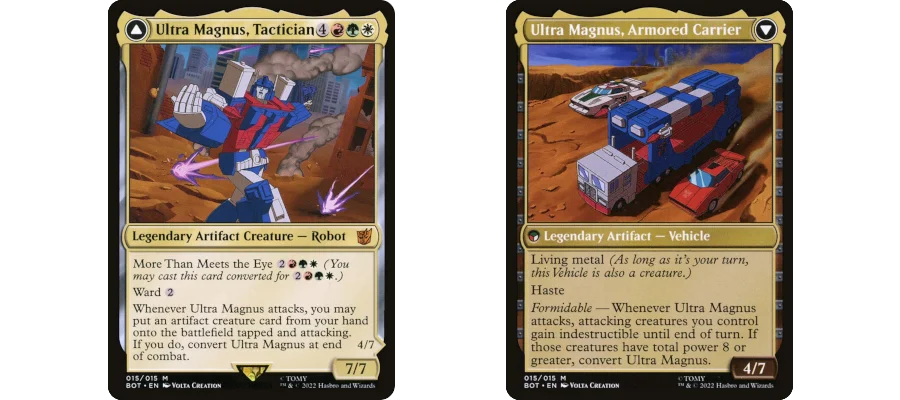 The card 'Ultra Magnus, Tactician'