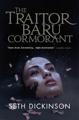 the book cover for The Traitor Baru Cormorant