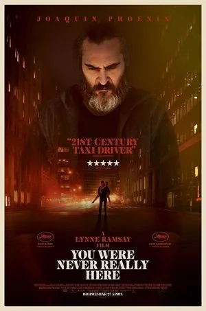 The movie poster for You Were Never Really Here.